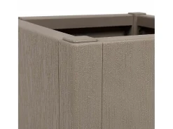 Maceta para Jardín | Jardinera | Macetero Gris 36 x 36 x 35 cm Polipropileno
