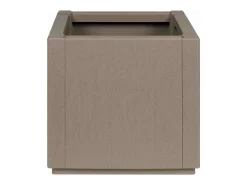 Maceta para Jardín | Jardinera | Macetero Gris 36 x 36 x 35 cm Polipropileno