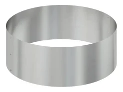 Maceta para Jardín | Jardinera | Macetero Plateado 90 x 90 x 20 cm Acero galvanizado