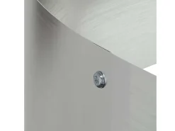 Maceta para Jardín | Jardinera | Macetero Plateado 90 x 90 x 20 cm Acero galvanizado