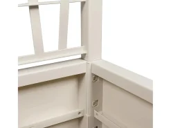 Maceta para Jardín | Jardinera | Macetero Blanco 36 x 36 x 140 cm Polipropileno