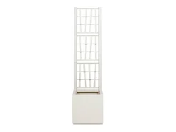 Maceta para Jardín | Jardinera | Macetero Blanco 36 x 36 x 140 cm Polipropileno