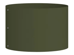 Maceta para Jardín | Jardinera | Macetero Verde oliva 30 x 30 x 20 cm Acero