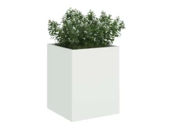 Maceta para Jardín | Jardinera | Macetero Blanco 32 x 32 x 40 cm