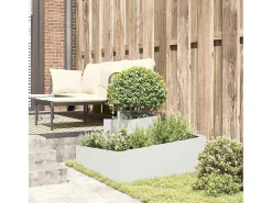Maceta para Jardín | Jardinera | Macetero Blanco 80 x 80 x 50 cm