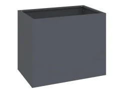 Maceta para Jardín | Jardinera | Macetero Antracita Acero laminado en frío