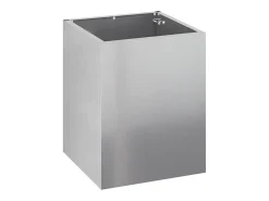 Maceta para Jardín | Jardinera | Macetero Plateado Acero galvanizado