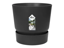Maceta redonda 40 - Exterior Ø 39 x 36,8 cm - Living negro