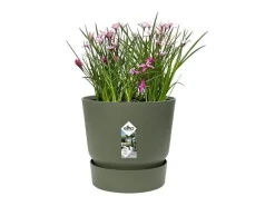 Maceta redonda 30 - Exterior Ø 29,5 x 27,8 cm - Verde hoja