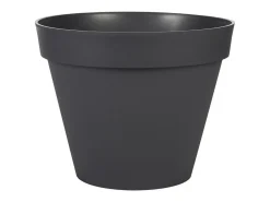 Maceta redonda Ø 40 x 32 cm - 23 L - Gris antracita