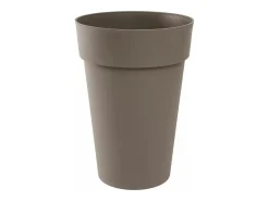 Maceta/jarrón alto Ø 46 x 65 cm - 67 L - Taupe