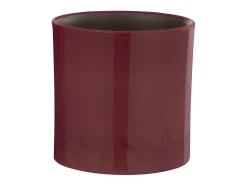 Macetero de cerámica Fucsia 14.5x14.5x14.5 cm