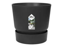 Macetero redondo 25 - Exterior Ø 24,48 x 23,31 cm - Living negro