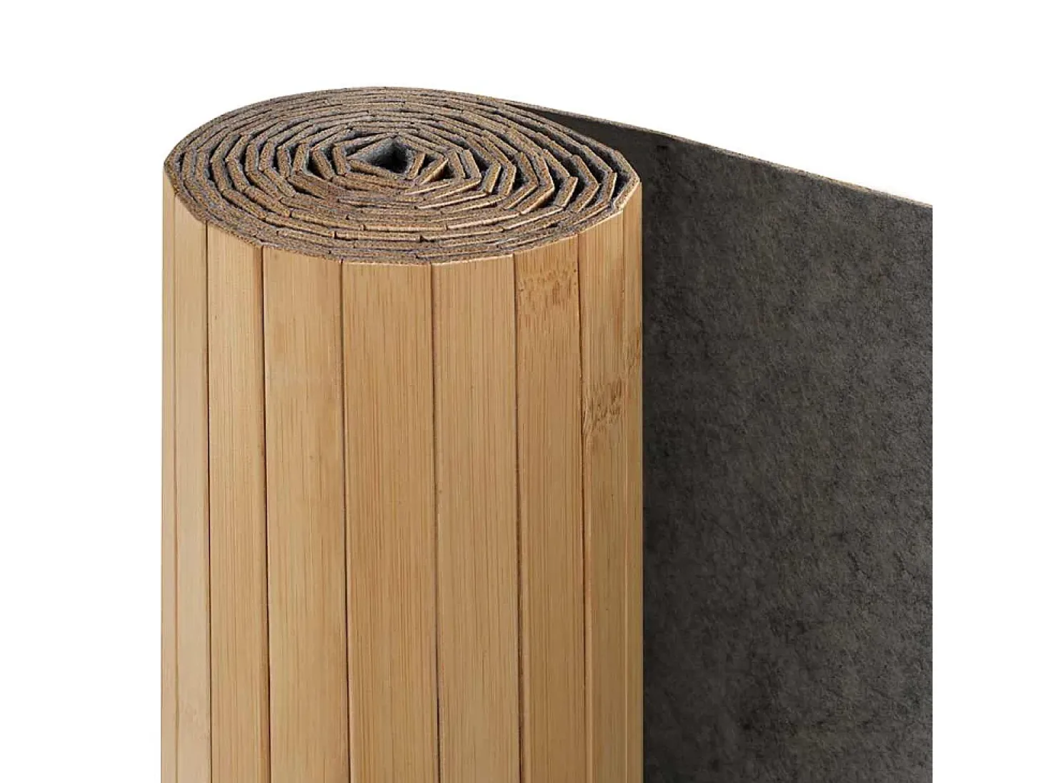 Mampara de bambú 250 x 165 cm Natural