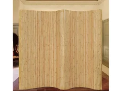 Mampara de bambú 250 x 165 cm Natural