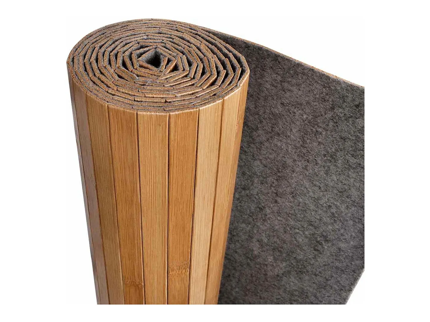 Mampara de bambú natural 250x165 cm