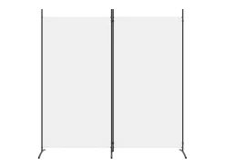 Mampara divisoria de 2 paneles Tela Blanca 175x180 cm