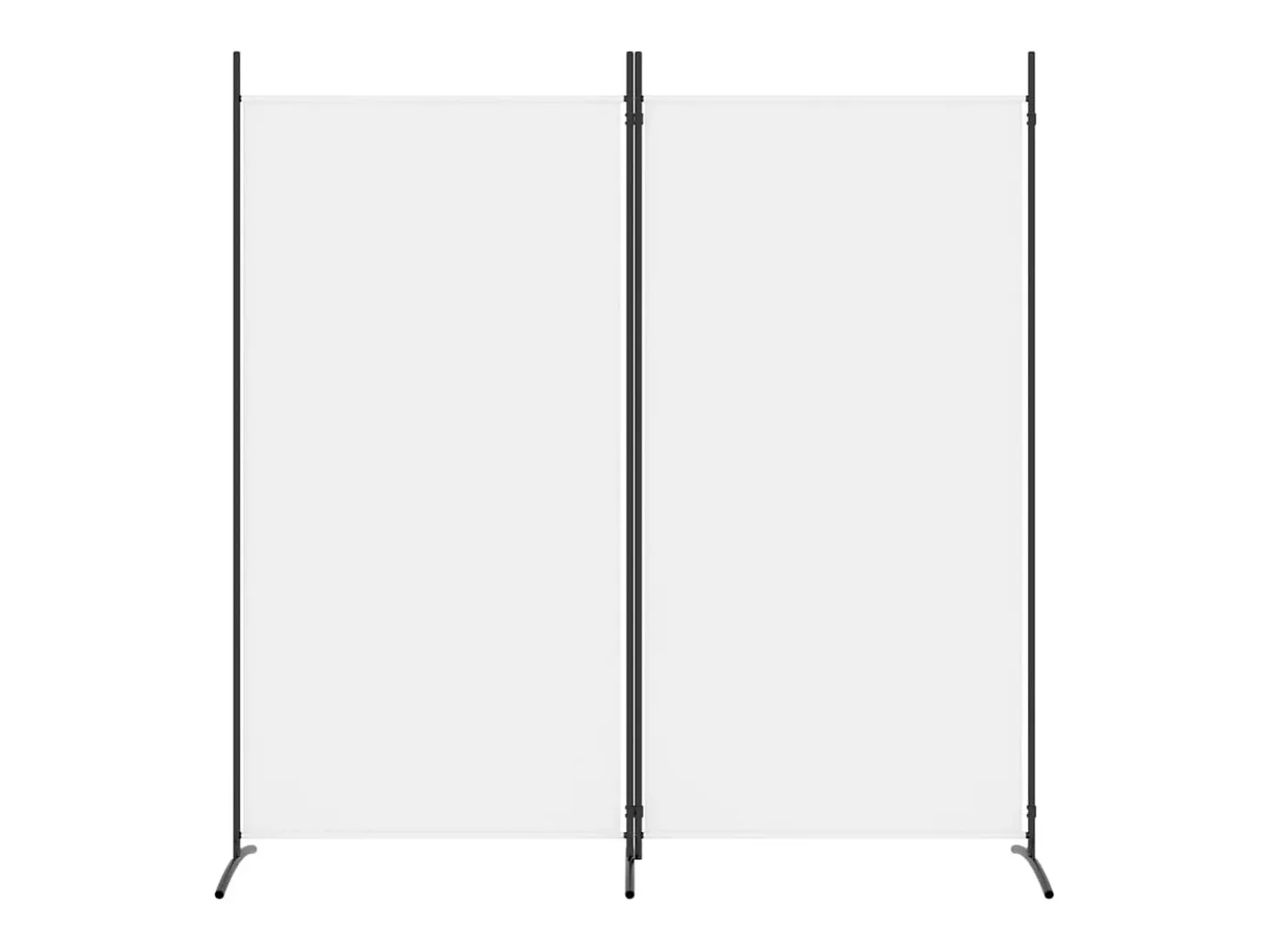 Mampara divisoria de 2 paneles Tela Blanca 175x180 cm