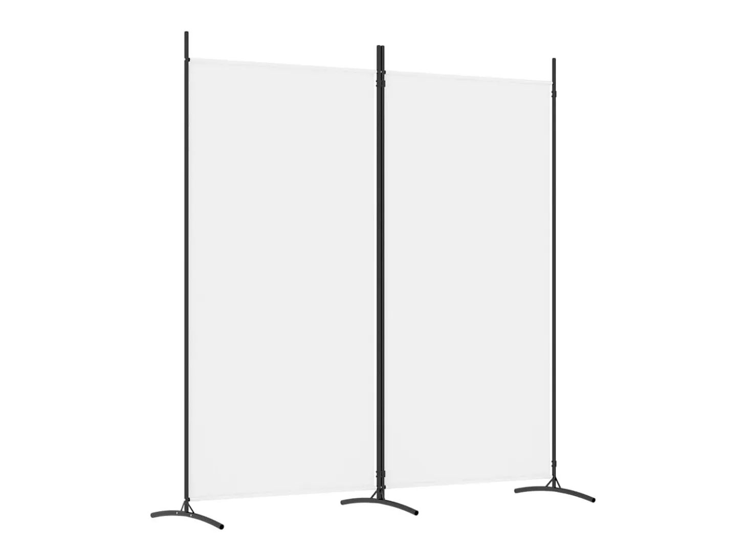 Mampara divisoria de 2 paneles Tela Blanca 175x180 cm