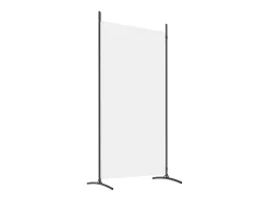 Mampara divisoria de 2 paneles Tela Blanca 175x180 cm