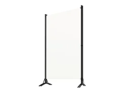 Mampara divisoria de 3 paneles Tela Blanca 260x180 cm