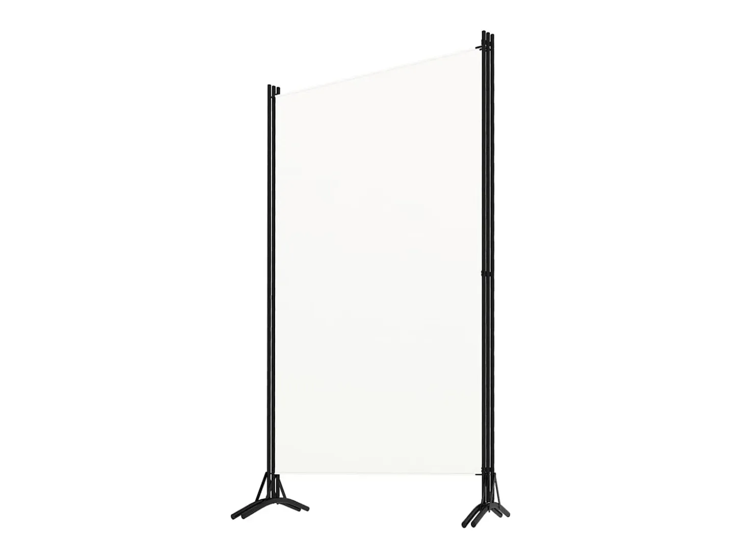 Mampara divisoria de 3 paneles Tela Blanca 260x180 cm