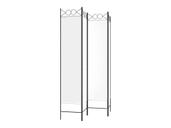 Mampara divisoria de 4 paneles Tela Blanca 160x200 cm