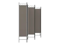 Mampara divisoria de 6 paneles Antracita 240x200 cm Tejido