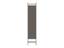 Mampara divisoria de 6 paneles Antracita 240x200 cm Tejido
