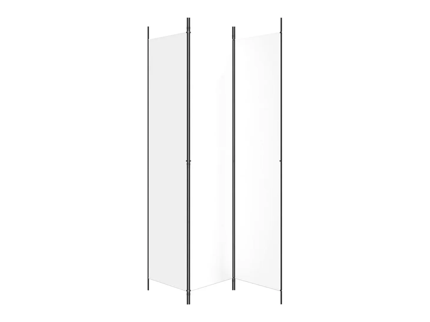 Mampara divisoria de 3 paneles Tela Blanca 150x220 cm