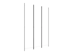 Mampara divisoria de 3 paneles Tela Blanca 150x220 cm