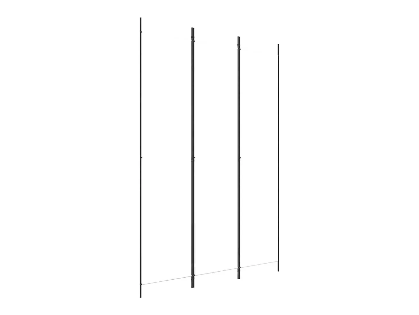 Mampara divisoria de 3 paneles Tela Blanca 150x220 cm