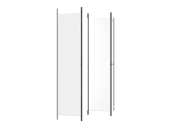 Mampara divisoria de 4 paneles Tela Blanca 200x220 cm