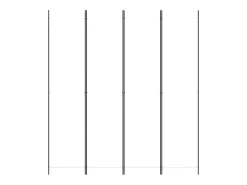 Mampara divisoria de 4 paneles Tela Blanca 200x220 cm