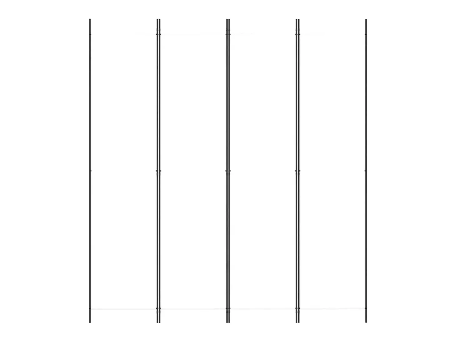 Mampara divisoria de 4 paneles Tela Blanca 200x220 cm