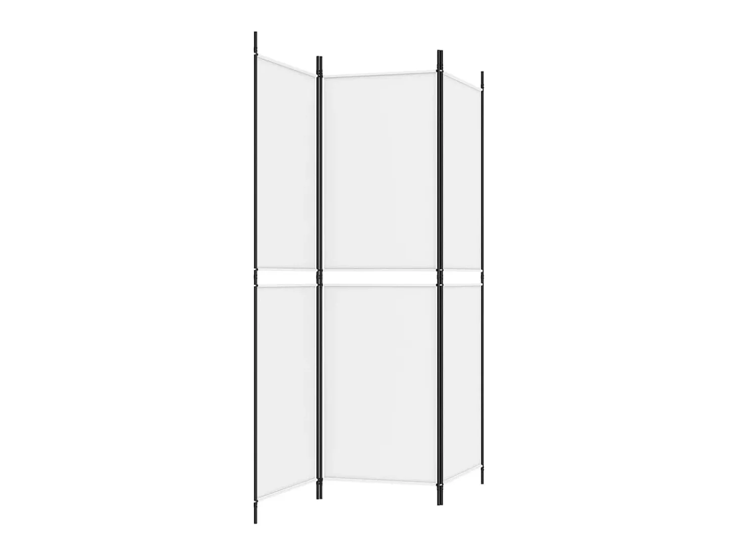 Mampara divisoria de 3 paneles Tela Blanca 150x180 cm
