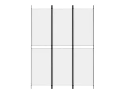 Mampara divisoria de 3 paneles Tela Blanca 150x200 cm
