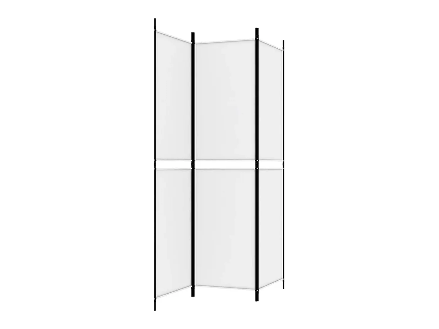 Mampara divisoria de 3 paneles Tela Blanca 150x200 cm