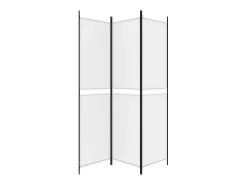 Mampara divisoria de 3 paneles Tela Blanca 150x200 cm