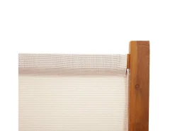 Mampara divisoria de 4 paneles Blanco crema 280x180 cm