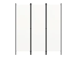 Mampara divisoria de 3 paneles Blanca 150x180 cm