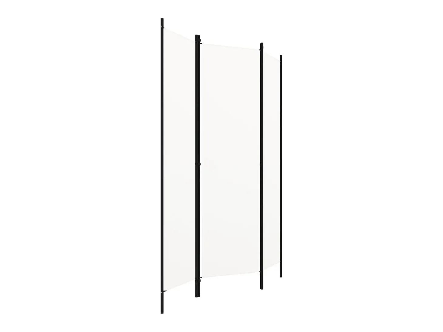 Mampara divisoria de 3 paneles Blanca 150x180 cm