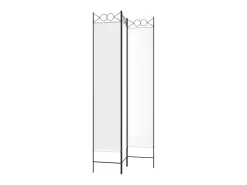 Mampara divisoria de 3 paneles Tela Blanca 120x220 cm