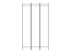 Mampara divisoria de 3 paneles Tela Blanca 120x220 cm