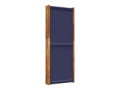 Mampara divisoria de 5 paneles azul oscuro 350x180 cm