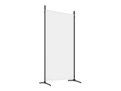 Mampara divisoria de 4 paneles Tela Blanca 346x180 cm