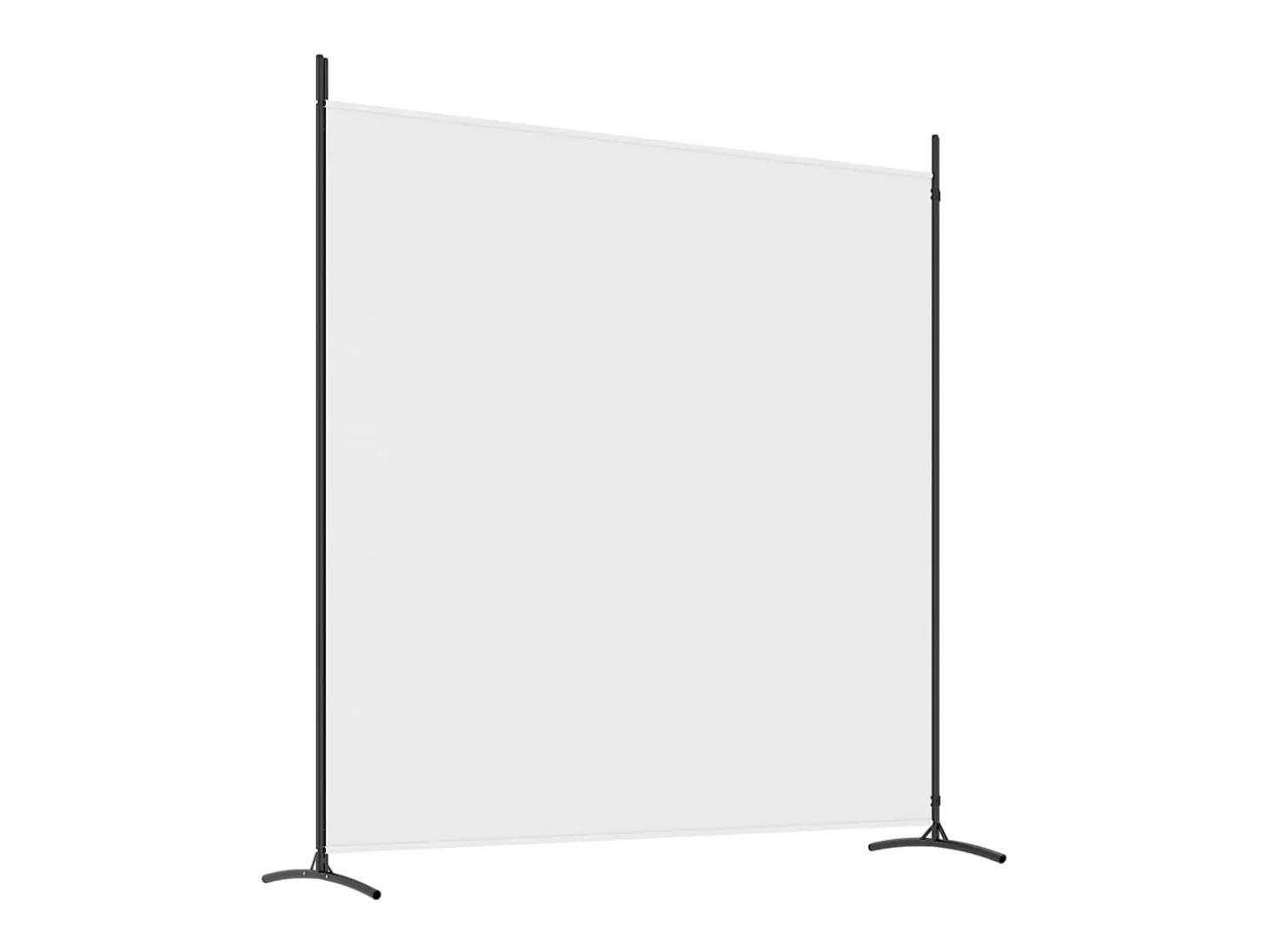 Mampara divisoria de 2 paneles Tela Blanca 348x180 cm