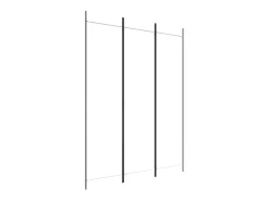 Mampara divisoria de 3 paneles Tela Blanca 150x200 cm