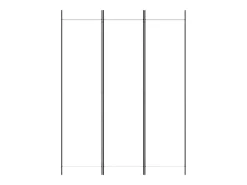 Mampara divisoria de 3 paneles Tela Blanca 150x200 cm