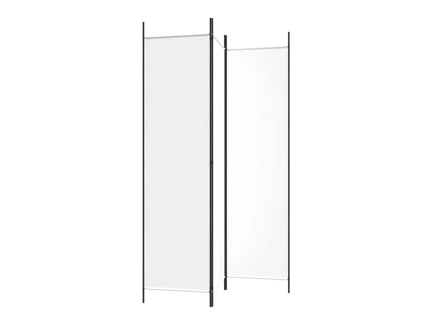 Mampara divisoria de 3 paneles Tela Blanca 150x200 cm